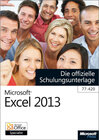 Buchcover Microsoft Excel 2013 - Die offizielle Schulungsunterlage (77-420)