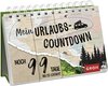 Buchcover Mein Urlaubscountdown (Stil: Landkarte)