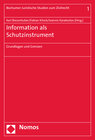 Buchcover Information als Schutzinstrument