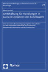 Buchcover Amtshaftung für Handlungen in Auslandseinsätzen der Bundeswehr