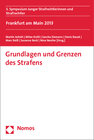 Buchcover Grundlagen und Grenzen des Strafens