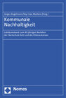 Buchcover Kommunale Nachhaltigkeit