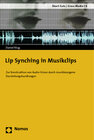 Buchcover Lip Synching in Musikclips