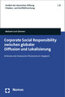 Buchcover Corporate Social Responsibility zwischen globaler Diffusion und Lokalisierung