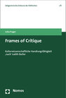 Buchcover Frames of Critique