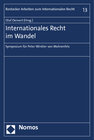 Buchcover Internationales Recht im Wandel