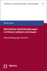 Buchcover Betriebliche Arbeitsbeziehungen in Estland, Lettland und Litauen