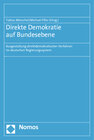 Buchcover Direkte Demokratie auf Bundesebene