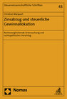 Buchcover Zinsabzug und steuerliche Gewinnallokation