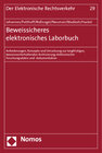 Buchcover Beweissicheres elektronisches Laborbuch
