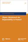 Buchcover Libyen: Missbrauch der Responsibility to Protect?