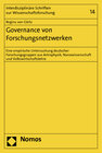 Buchcover Governance von Forschungsnetzwerken