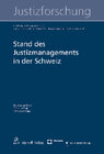 Buchcover Stand des Justizmanagements in der Schweiz