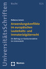 Buchcover Anwendungskonflikte im europäischen Lauterkeits- und Immaterialgüterrecht