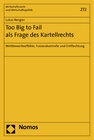 Buchcover Too Big to Fail als Frage des Kartellrechts