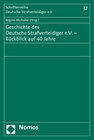 Buchcover Geschichte des Deutsche Strafverteidiger e.V. - Rückblick auf 40 Jahre