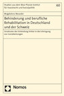 Buchcover Behinderung und berufliche Rehabilitation in Deutschland und der Schweiz
