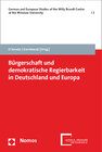 Buchcover Bürgerschaft und demokratische Regierbarkeit in Deutschland und Europa
