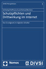 Buchcover Schutzpflichten und Drittwirkung im Internet