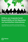 Buchcover Einfluss von Corporate Social Responsibility auf die Reputation von touristischen Unternehmen