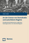 Buchcover An der Grenze von Demokratie und autoritärem Regime