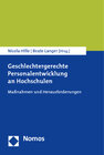 Buchcover Geschlechtergerechte Personalentwicklung an Hochschulen