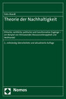 Buchcover Theorie der Nachhaltigkeit