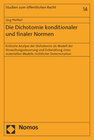 Buchcover Die Dichotomie konditionaler und finaler Normen