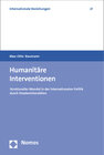 Buchcover Humanitäre Interventionen