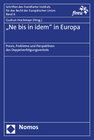 Buchcover "Ne bis in idem" in Europa