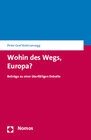 Buchcover Wohin des Wegs, Europa?