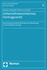 Buchcover Unternehmensinternes Vertragsrecht