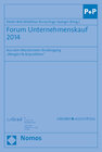 Buchcover Forum Unternehmenskauf 2014