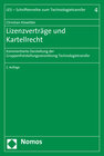 Buchcover Lizenzverträge und Kartellrecht