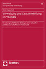 Buchcover Verwaltung und Gewaltenteilung im Vormärz