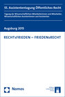 Buchcover RECHTsFRIEDEN - FRIEDENsRECHT