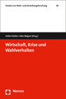 Buchcover Wirtschaft, Krise und Wahlverhalten