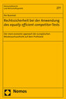 Buchcover Rechtssicherheit bei der Anwendung des equally efficient competitor-Tests