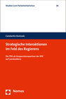 Buchcover Strategische Interaktionen im Feld des Regierens