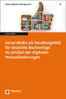 Buchcover Social Media als Handlungsfeld für deutsche Buchverlage im Zeichen der digitalen Herausforderungen