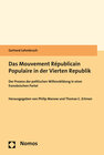 Buchcover Das Mouvement Républicain Populaire in der Vierten Republik