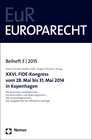 Buchcover XXVI. FIDE-Kongress vom 28. Mai bis 31. Mai 2014 in Kopenhagen