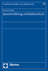 Buchcover Sprachmittlung und Datenschutz