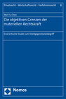 Buchcover Die objektiven Grenzen der materiellen Rechtskraft
