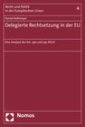 Buchcover Delegierte Rechtsetzung in der EU