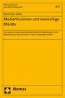 Buchcover Medienfusionen und zweiseitige Märkte