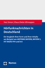 Buchcover Hörfunknachrichten in Deutschland