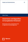 Buchcover Governance und Opposition im Europäischen Parlament