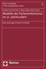 Buchcover Modelle des Parlamentarismus im 21. Jahrhundert