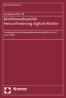 Buchcover Sondergutachten 68: Wettbewerbspolitik: Herausforderung digitale Märkte